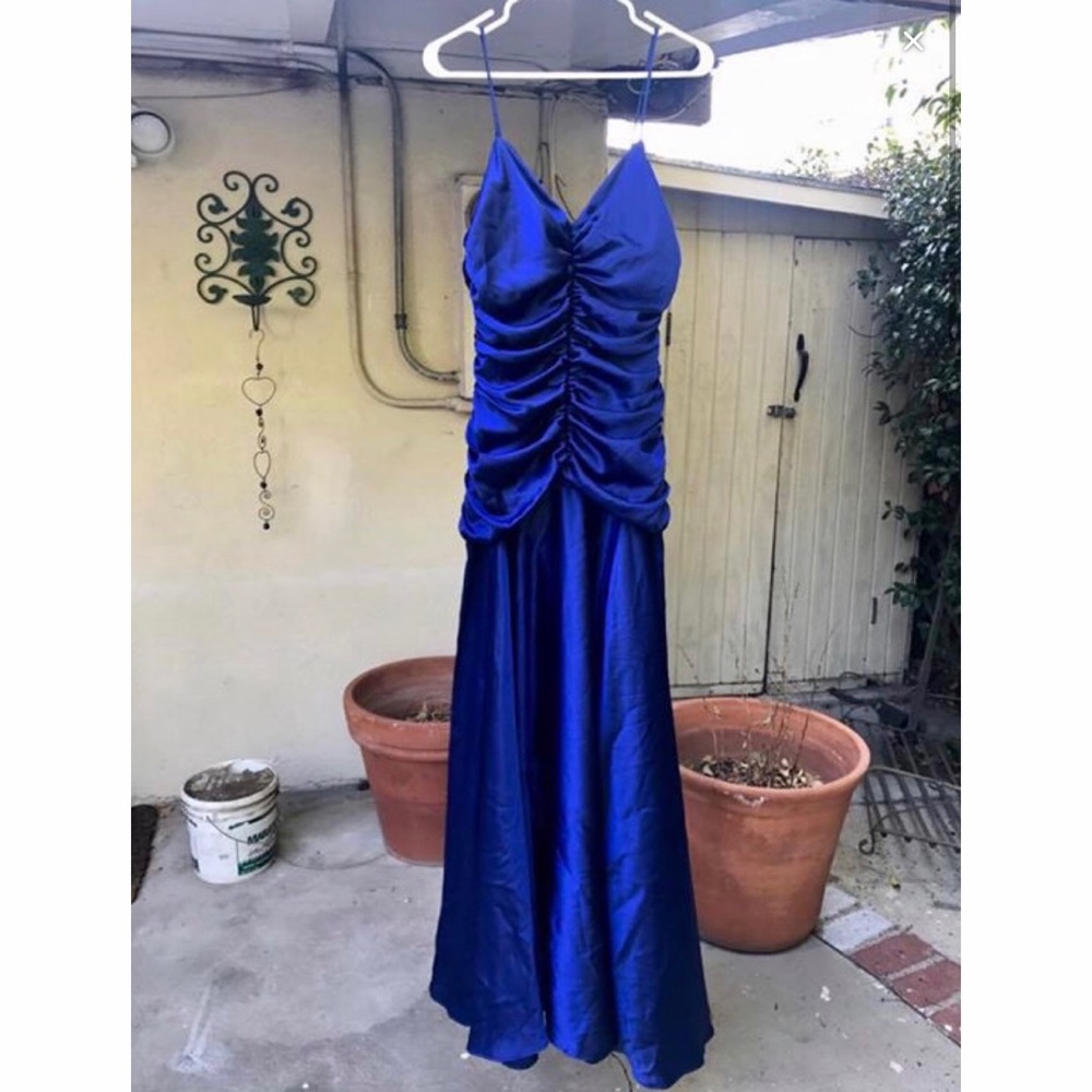 Jessica McClintock Royal Blue Dress Gown